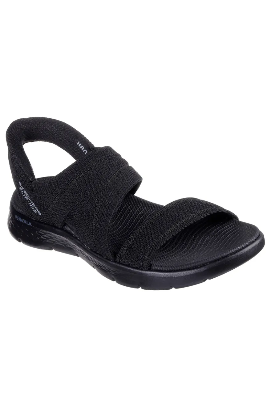 Sandali Slip-Ins Neri SKECHERS GO WALK FLEX SANDAL ENTICING