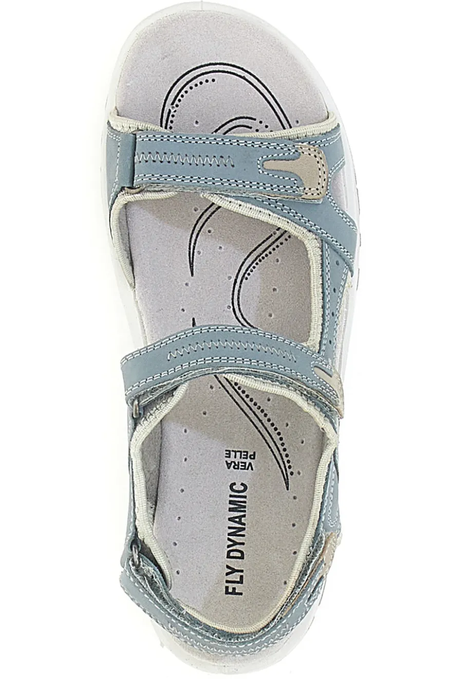 Sandali sportivi azzurri con chiusura regolabile Fly Dynamic FD51