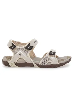 Sandali Sportivi Beige Con Strappi Overland 22324