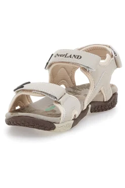 Sandali Sportivi Beige Con Strappi Overland 22324