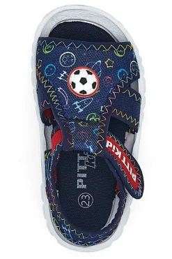 Sandali sportivi blu con grafiche PITT KIDS 2242783