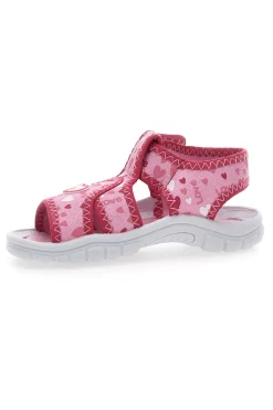 Sandali sportivi fucsia con cuori PITT KIDS 2242775