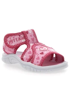 Sandali sportivi fucsia con cuori PITT KIDS 2242775