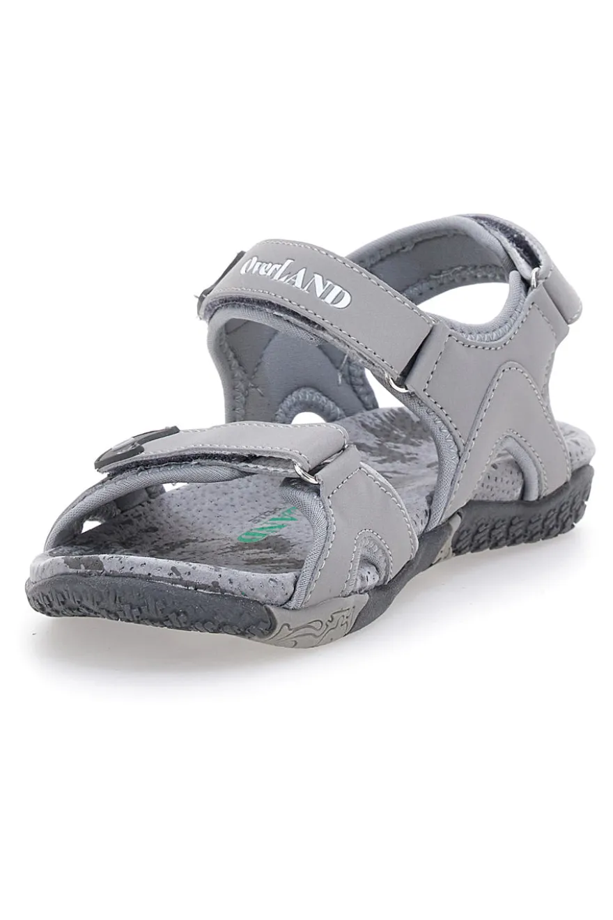 Sandali Sportivi Grigi Con Strappi Overland 22324