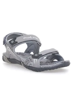 Sandali Sportivi Grigi Con Strappi Overland 22324