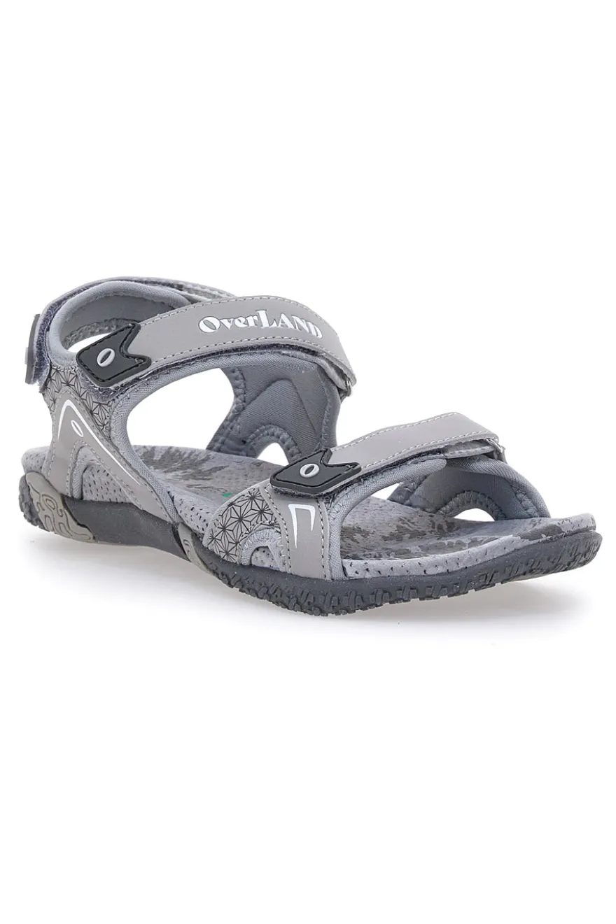 Sandali Sportivi Grigi Con Strappi Overland 22324