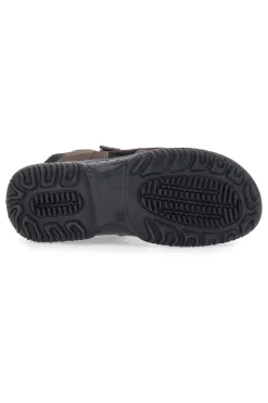 Sandali Sportivi Marroni Con Sottopiede in Pelle Marmaduke 2426