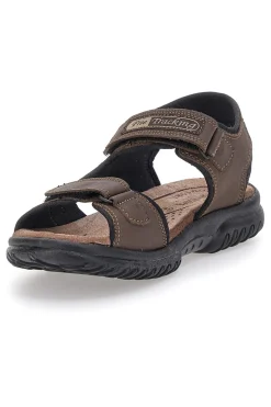 Sandali Sportivi Marroni Con Sottopiede in Pelle Marmaduke 2426
