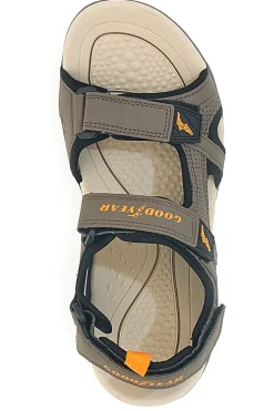 Sandali Sportivi Marroni con Velcro GOODYEAR GY31048