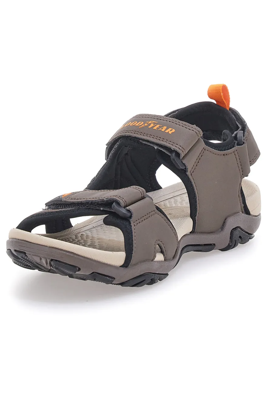 Sandali Sportivi Marroni con Velcro GOODYEAR GY31048