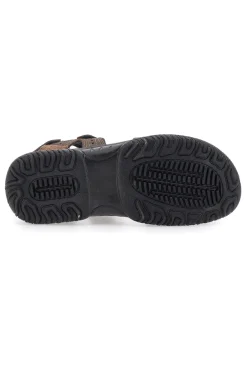 Sandali Sportivi Marroni Con Sottopiede in Pelle Marmaduke 3333