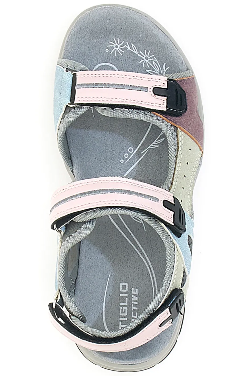 Sandali sportivi multicolor con chiusura a strappo TIGLIO 51357