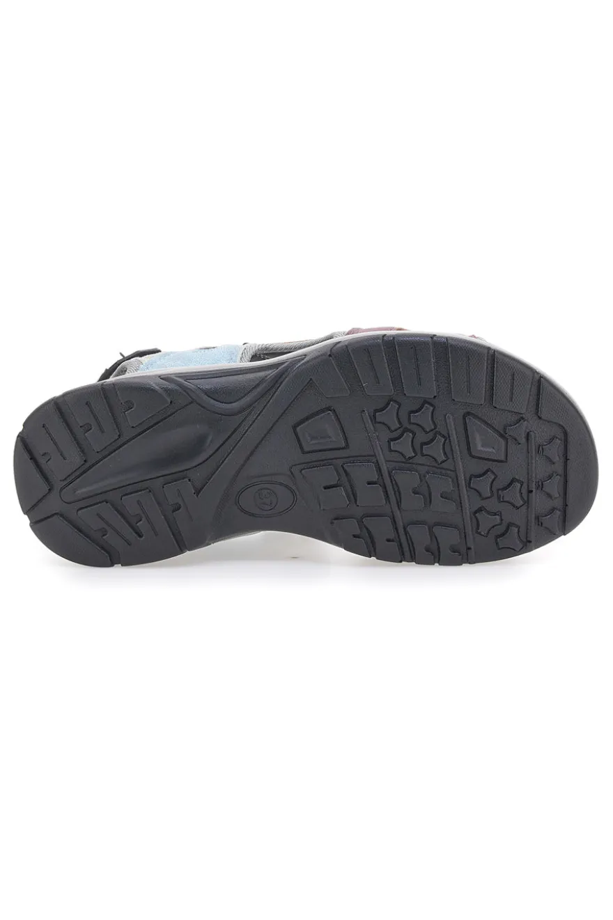 Sandali sportivi multicolor con chiusura a strappo TIGLIO 51357