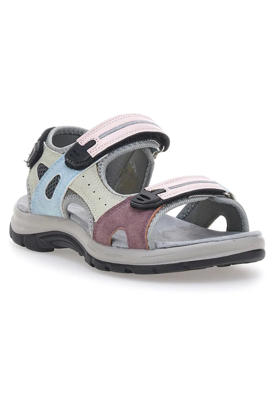 Sandali sportivi multicolor con chiusura a strappo TIGLIO 51357