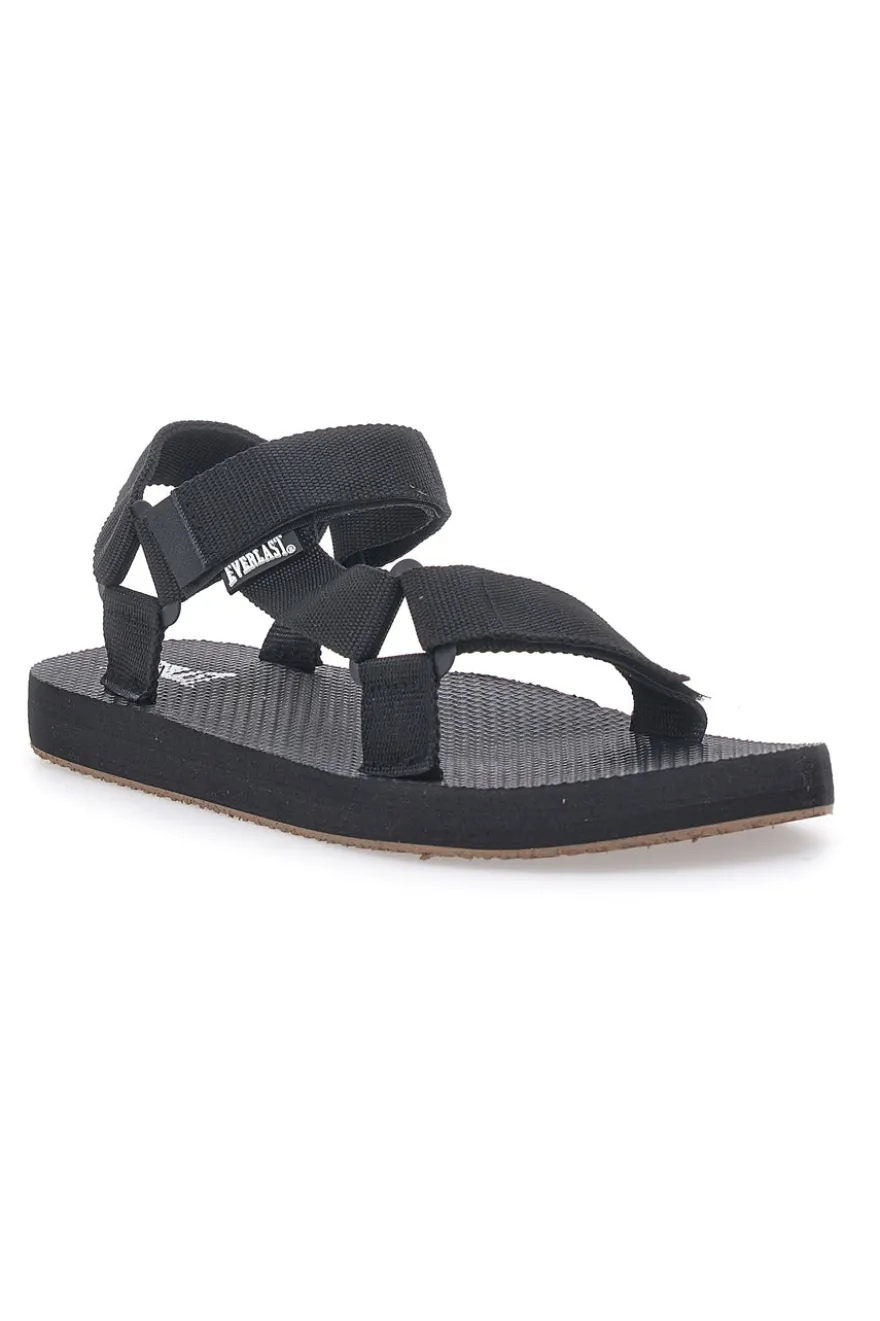 Sandali sportivi neri con fasce regolabili Everlast EV014