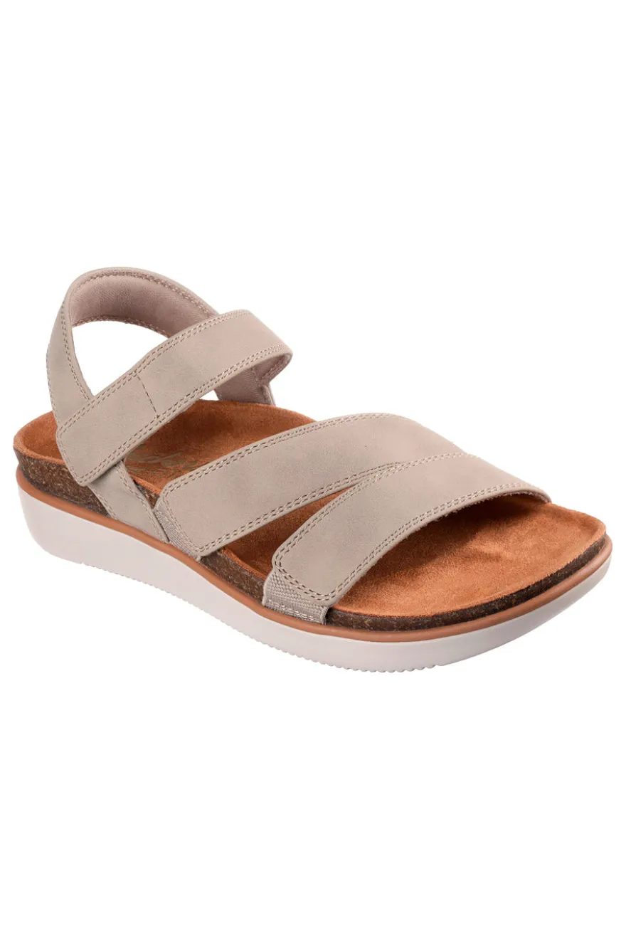 Sandali taupe con cinturini regolabili Skechers LIFTED COMFORT