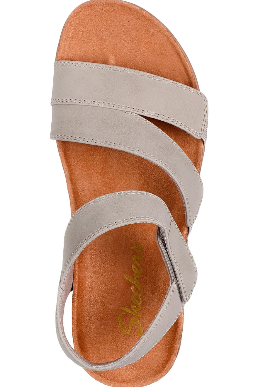 Sandali taupe con cinturini regolabili Skechers LIFTED COMFORT