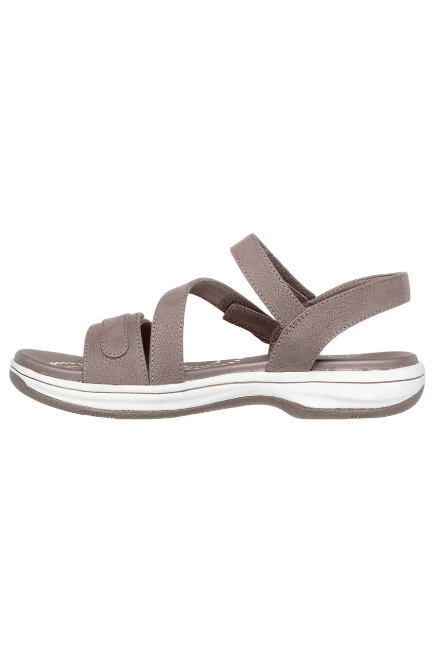 Sandali taupe con fasce regolabili Skechers BAYSHORE BASIC NECESSITY