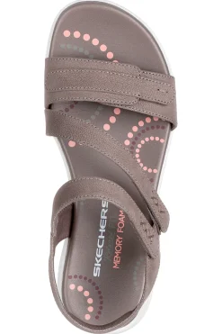 Sandali taupe con fasce regolabili Skechers BAYSHORE BASIC NECESSITY