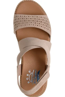 Sandali taupe con fascia incrociata e Arch Fit Skechers Arch Fit Oasis B Perf