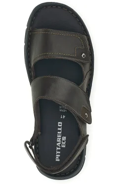 Sandali taupe con strappi regolabili Pittarello eco 2617163