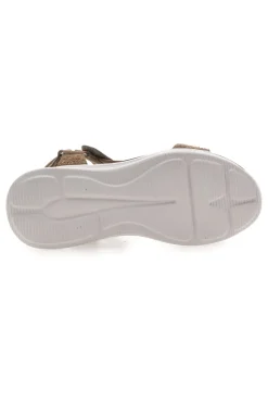 Sandali Taupe con Velcro e Glitter THE FIRST ACTIVE 6