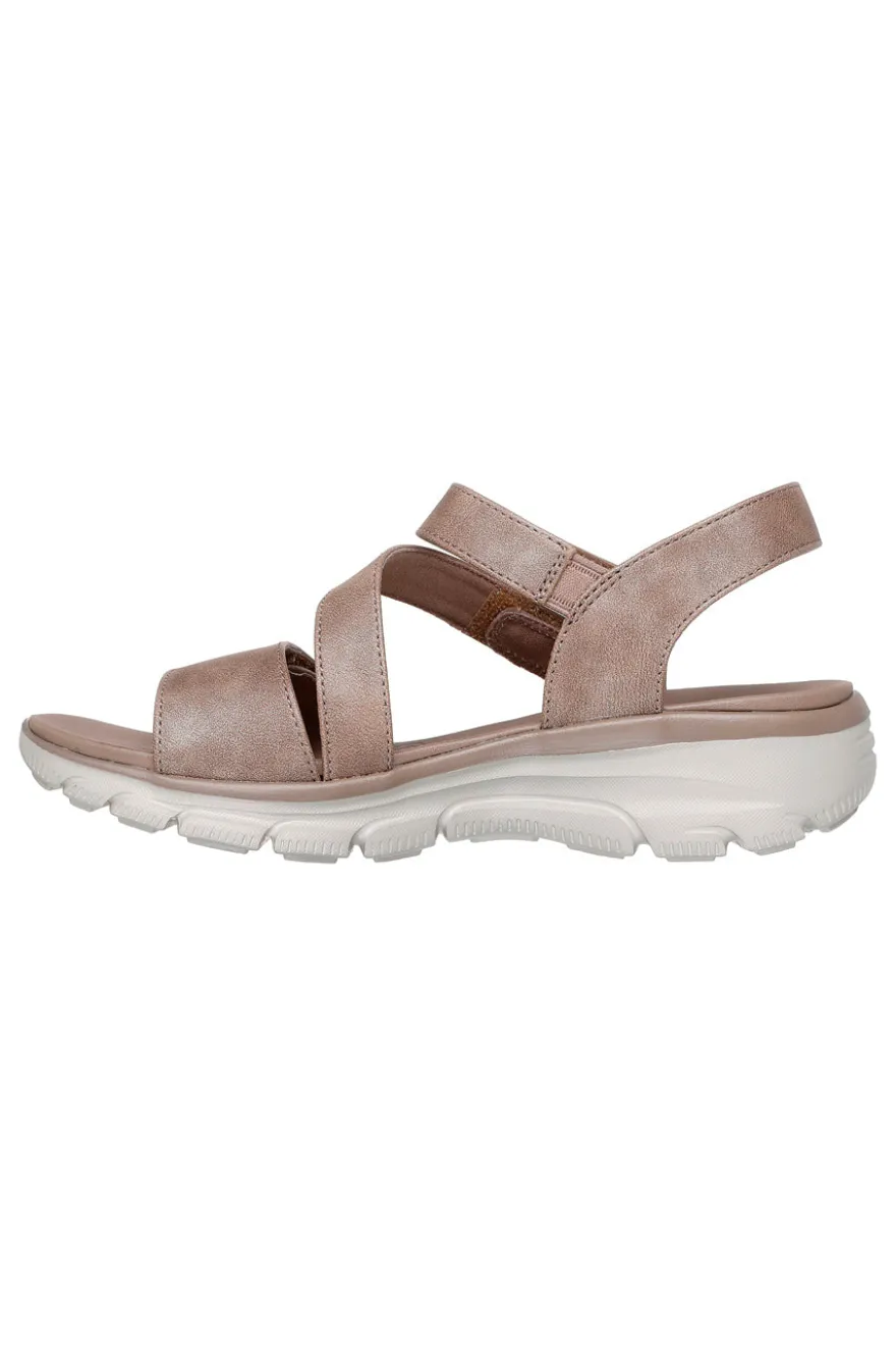 Sandali Taupe Vegan Skechers EASY GOINGALL DAY CHIC