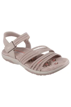Sandali Vegan Taupe Skechers Reggae Slim Coffee Run