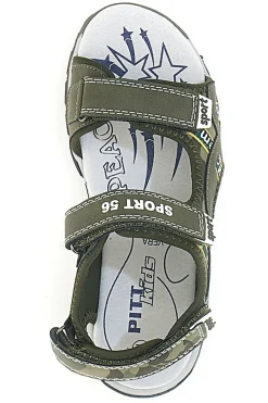 Sandali verde con velcro Pitt Kids 14372