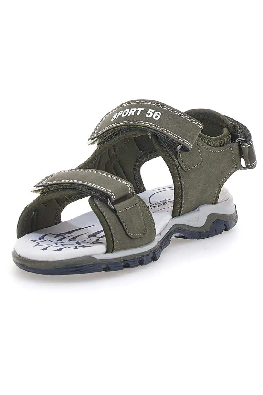Sandali verde con velcro Pitt Kids 14372