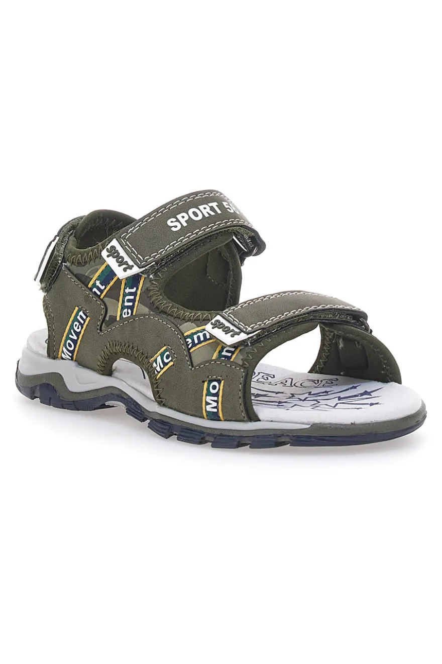 Sandali verde con velcro Pitt Kids 14372