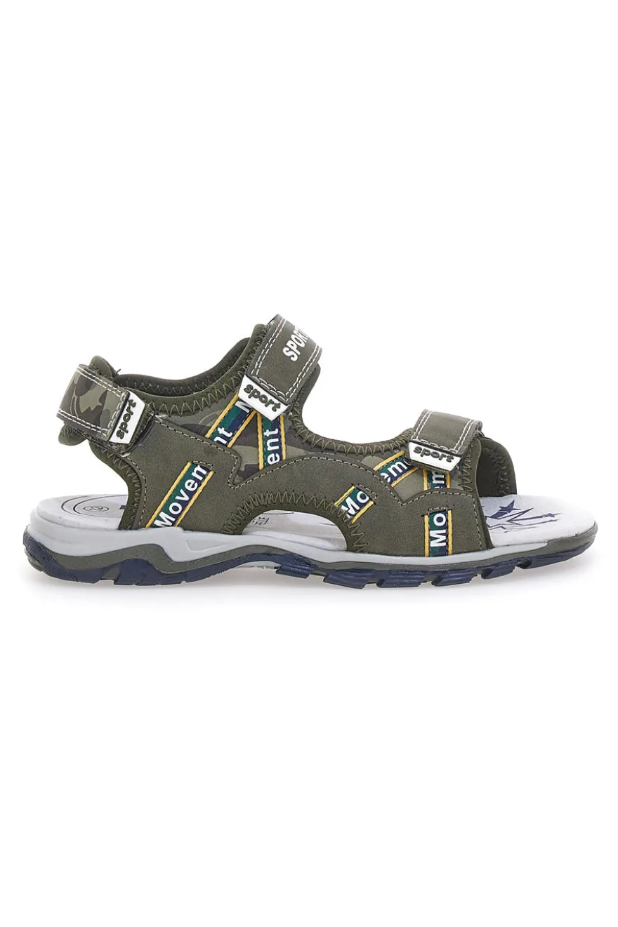 Sandali verde con velcro Pitt Kids 14372