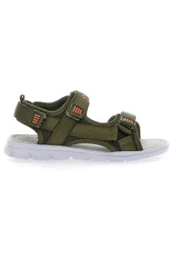 Sandali Verde Militare con Fasce Regolabili con Velcro Superga 83478