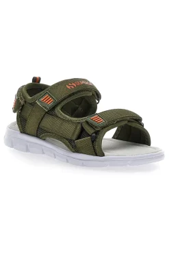 Sandali Verde Militare con Fasce Regolabili con Velcro Superga 83478