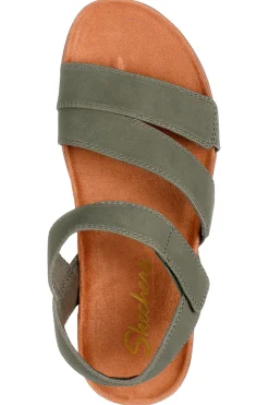 Sandali verde oliva con cinturini regolabili Skechers LIFTED COMFORT