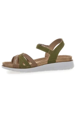 Sandali verdi con cinturino comfort Inblu 48 CN