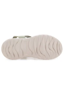Sandali verdi con fasce elastiche Ploadi 35310