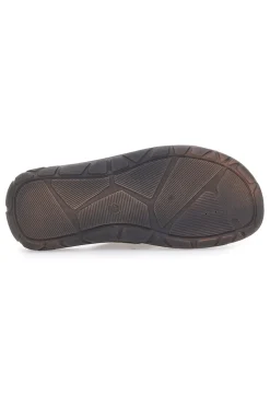 Sandali verdi con fasce incrociate e sottopiede comfort Inblu 03 VT