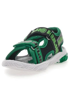 Sandali Verdi Con Luci e Strappi regolabili Avengers Hulk R1010234
