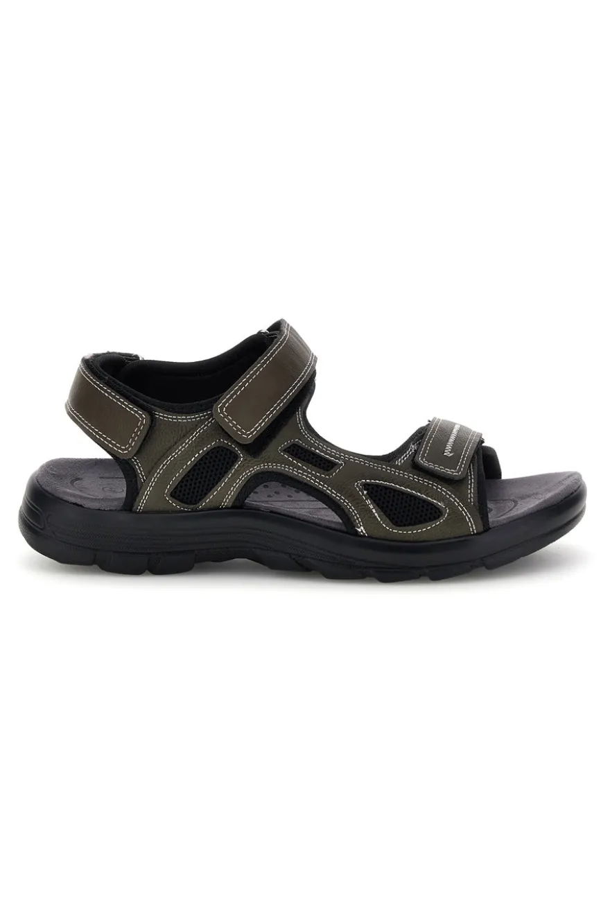 Sandali verdi con strappi in velcro Jerpoint CN8