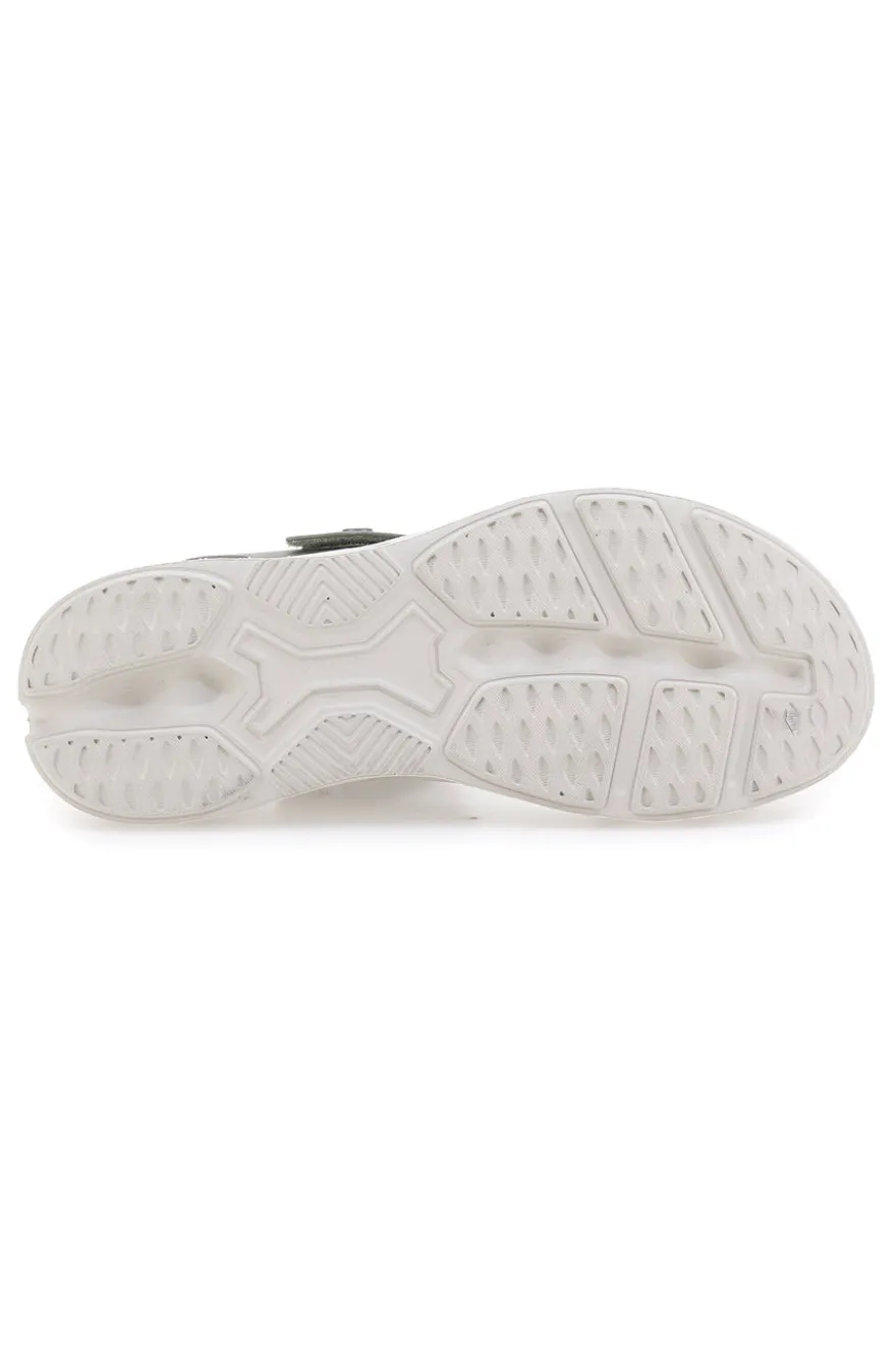 Sandali Verdi Con Strappo in Velcro e Suola Ammortizzata Plocadi G88382