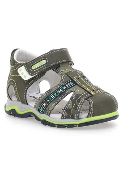 Sandali verdi con Velcro Pitt Kids 12540