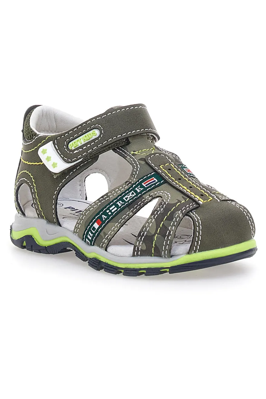 Sandali verdi con Velcro Pitt Kids 12540