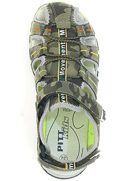Sandali verdi fisherman con Velcro Pitt Kids 14371
