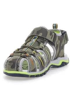 Sandali verdi fisherman con Velcro Pitt Kids 14371
