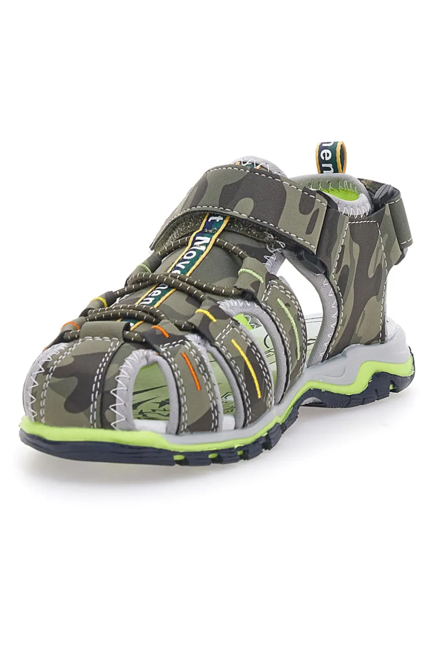 Sandali verdi fisherman con Velcro Pitt Kids 14371