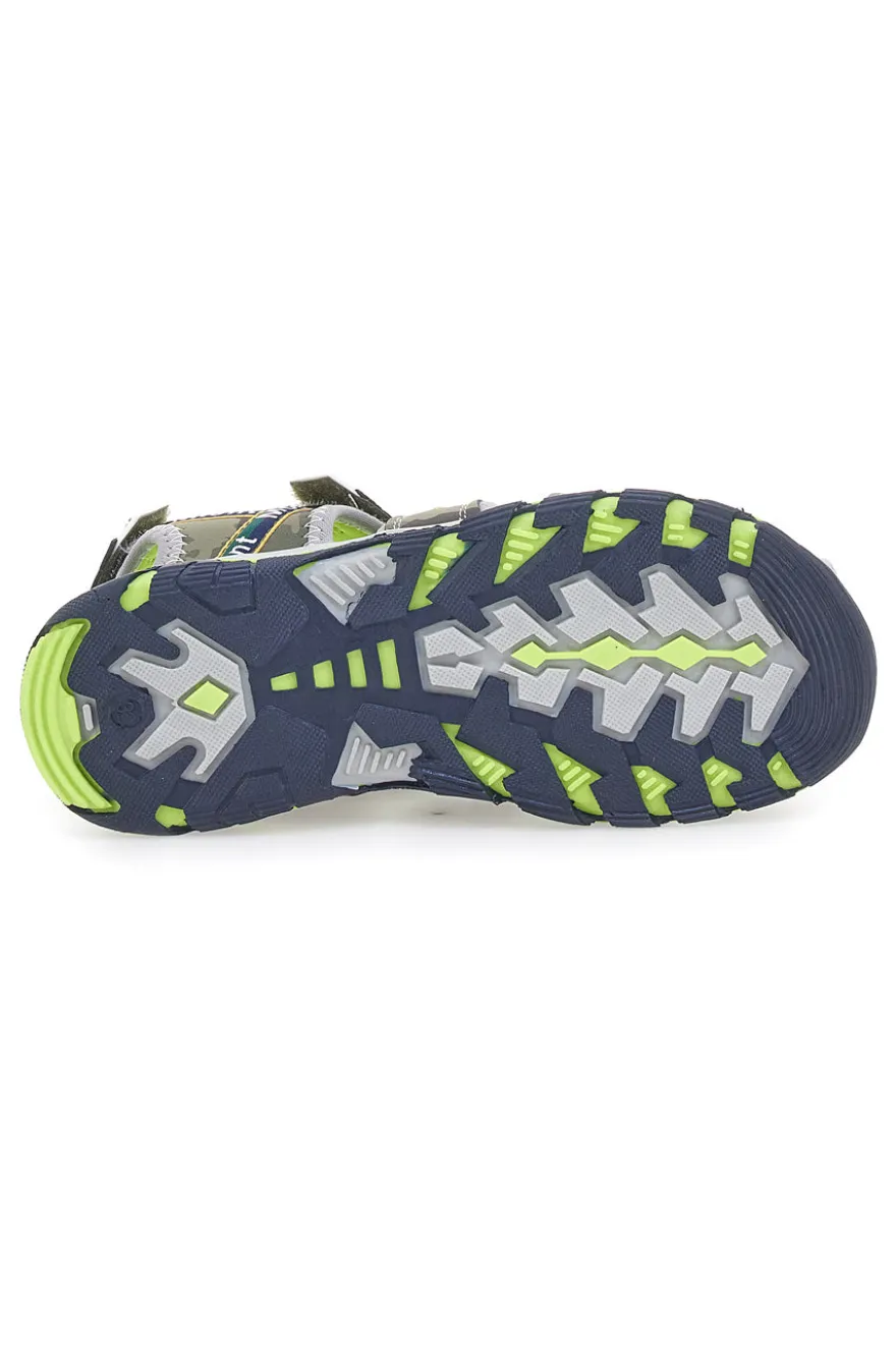 Sandali verdi fisherman con Velcro Pitt Kids 14371