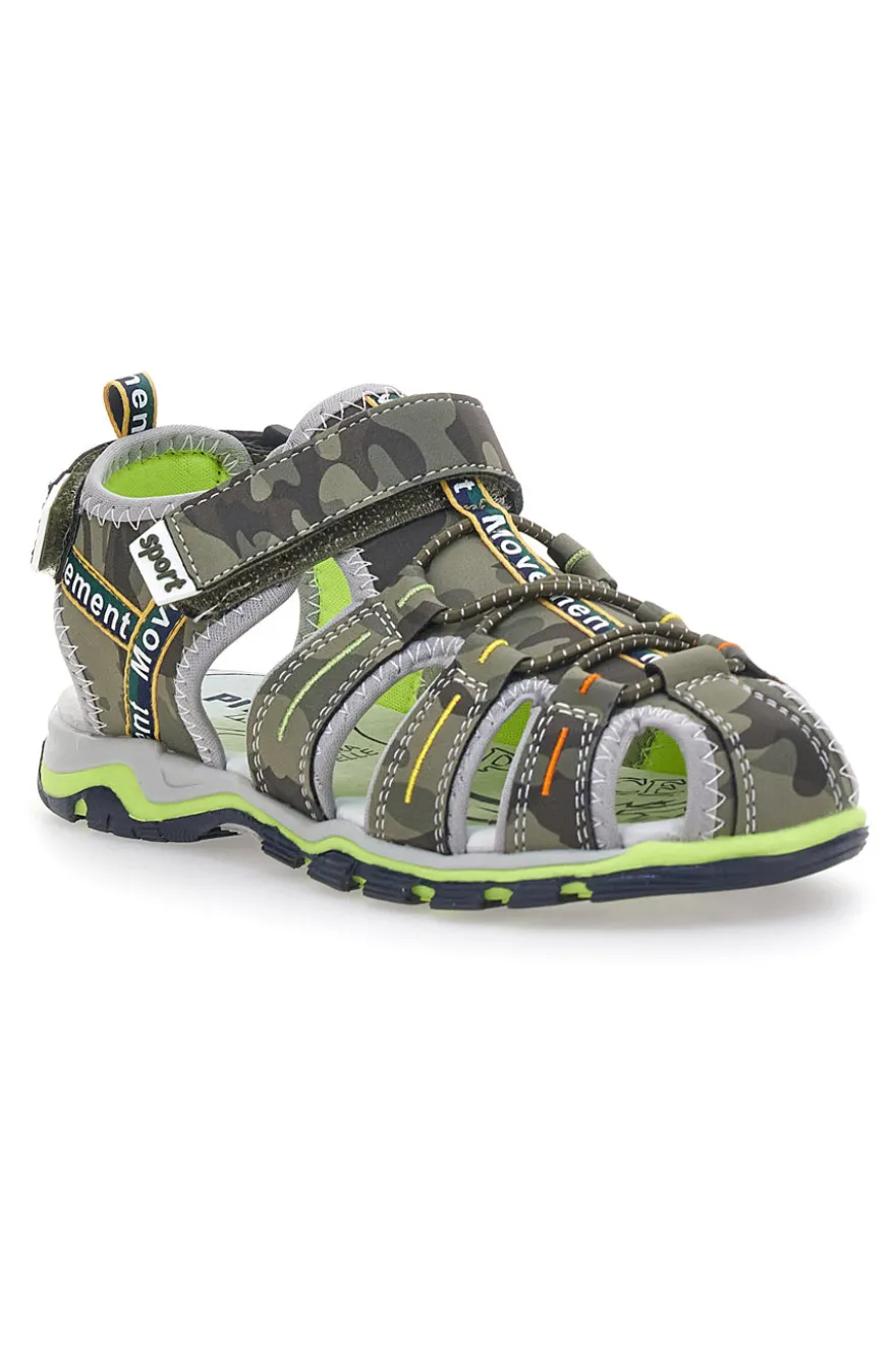 Sandali verdi fisherman con Velcro Pitt Kids 14371