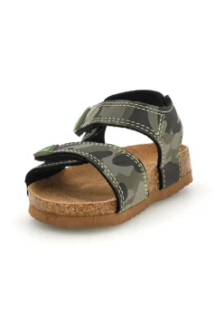 Sandali verdi mimetici con strappi Pitt kids 14512