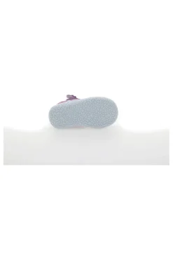 Sandali Viola Morbidi con Fiorellini e Velcro PITT KIDS PK2876A